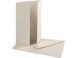 Creativ Company Blankokarte 10.5 x 15 cm Perlglanz, 10er Set