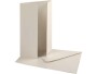 Creativ Company Blankokarte 10.5 x 15 cm Perlglanz, 10er Set