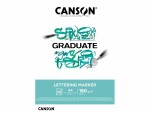 Canson Zeichenblock Graduate Lettering Marker A4, 20 Blatt