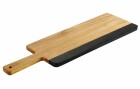 Paderno Servierplatte 42 cm, Akazie/Schiefer, Material: Holz