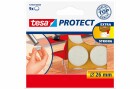 tesa Stuhlbeingleiter Protect Ø 26 mm 9 Stück, Weiss