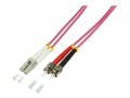 LogiLink - Patch-Kabel - LC Multi-Mode (M) zu ST