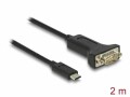 DeLock Serial-Adapter USB-C – RS-232 D-Sub 9 Pin mit