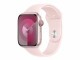 Apple Sport Band 45 mm Hellrosa M/L, Farbe: Pink