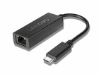 Lenovo Netzwerk-Adapter USB Typ-C auf LAN, Schnittstellen: RJ-45