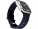 Vonmählen Classic Band Apple Watch 42/44/45/49 Navy, Farbe: Blau