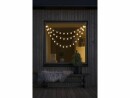 Konstsmide LED-Lichtervorhang Schneeflocken, 44 LED, 1.25 m, Outdoor