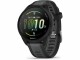 GARMIN Sportuhr Forerunner 165 Dunkelgrau/Schwarz, Touchscreen