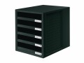 HAN Schubladenbox A4 Schrank-Set, Schwarz, Anzahl Schubladen