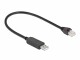 Bild 1 DeLock Konsolenkabel USB-A zu RS-232 RJ45, 25 cm, Zubehörtyp