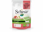 Schesir Nassfutter Bio Rind, Huhn, Apfel, 85 g, Tierbedürfnis
