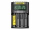 Nitecore Ladegerät UM4, Batterietyp: C, 14500, 20700, 17350, 10440