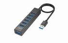 onit USB-A-Hub 7A, Stromversorgung: 12 V, 5 V DC