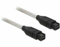 DeLock Kabel FireWire IEEE 1394B 9Pol/9Pol, 800Mbps, Blister