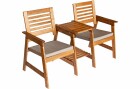 Innovesta Balkonset Duoset, Braun, 2 Sitzplätze, Material: Holz, Set
