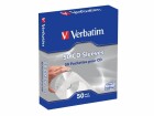 Verbatim CD/DVD Papierhüllen mit Sichtfenster, 50 Stück