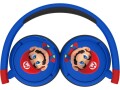 OTL On-Ear-Kopfhörer Super Mario Blau; Rot, Detailfarbe: Rot