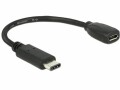 DeLock USB 2.0-Adapterkabel USB C - Micro-USB B