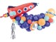 Partydeco Luftballon Rakete Mehrfarbig, 154 x 130 cm, 15-teilig