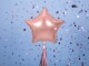 Partydeco Folienballon Star Rosegold, Packungsgrösse: 1 Stück