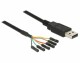 DeLock USB2.0 Kabel, A - TTL Seriel 6Pin 5V