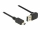 DeLock USB2.0-Easy Kabel, A-MiniB, 50cm, SW,
