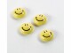 Magnetoplan Haftmagnet Smiley Ø 4 cm Gelb, 4 Stück