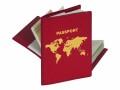 HERMA - Dokumentenschutzhülle für Reisepass - Weinrot