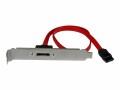 STARTECH .com 45cm 1 Port SATA auf eSATA Slotblech Adapter