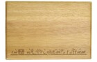 Heidi Cheese Line Servierplatte Hevea Poya Buche, Material: Holz
