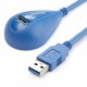 StarTech.com - 5 ft Desktop SuperSpeed USB 3.0 Extension Cable - A to A M/F - USB extension cable - USB Type A (M) to USB Type A (F) - 5 ft - black - USB3SEXT5DSK