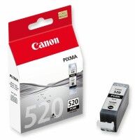 Canon Tintenpatrone schwarz PGI-520BK PIXMA MP 980 19ml, Kein