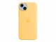 Apple iPhone 14 Plus Silicone Case with MagSafe - Sunglow