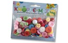 Folia Knöpfe-Mix Ton in Ton, Mehrfarbig, Detailfarbe