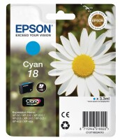 Epson Tintenpatrone cyan T180240 XP 30/405 180 Seiten, Kein