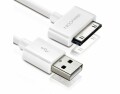 deleyCON USB 2.0-Kabel USB A - Apple Dock