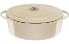 Tefal Bräter LOV 34 cm, Beige, Material: Gusseisen, Topfart