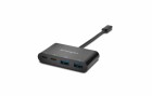 Kensington USB-Hub USB-C 4 Port, Stromversorgung: USB, Anzahl Ports