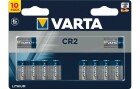 Varta Batterie CR2 10 Stück, Batterietyp: CR2