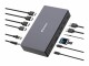 Verbatim USB-C Pro DockingStation 17Port CDS-173xHDMI2xDPUSBRJ45