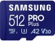 Samsung microSDXC-Karte Pro Plus 512 GB, Speicherkartentyp