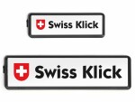 Swiss Klick Kennzeichenhalterset Langformat Schwarz, Material