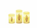 Pauleen LED-Kerzen Set Golden Feather, ? 7.6 cm x
