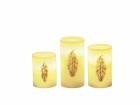 Pauleen LED-Kerzen Set Golden Feather, ? 7.6 cm x