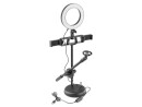 Vonyx Videoleuchte RL20 Ringlicht-Set, Farbtemperatur Kelvin