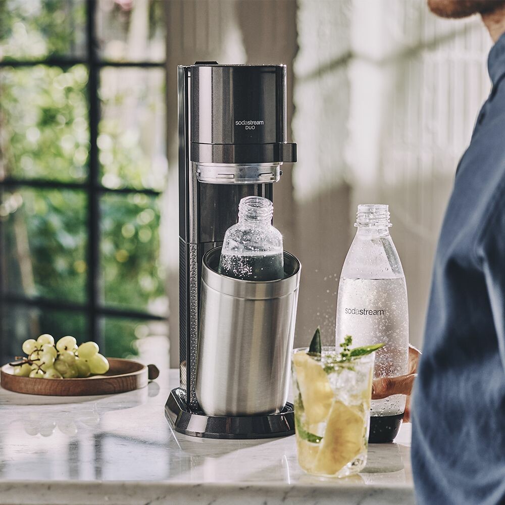 Sodastream Sprudler > DUO > SodaStream DUO black/metal Starter Kit