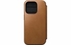 Nomad Book Cover Modern Leather Folio iPhone 15 Pro