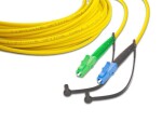 Lightwin LWL-Patchkabel LC/APC-LC, Singlemode, Simplex, 50m