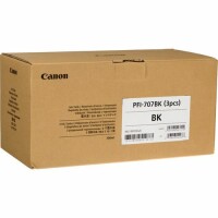 Canon Tintenpatrone schwarz PFI707BK iPF 830/840 700ml, Dieses