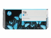 Hewlett-Packard HP 738 - 300 ml - cyan - original